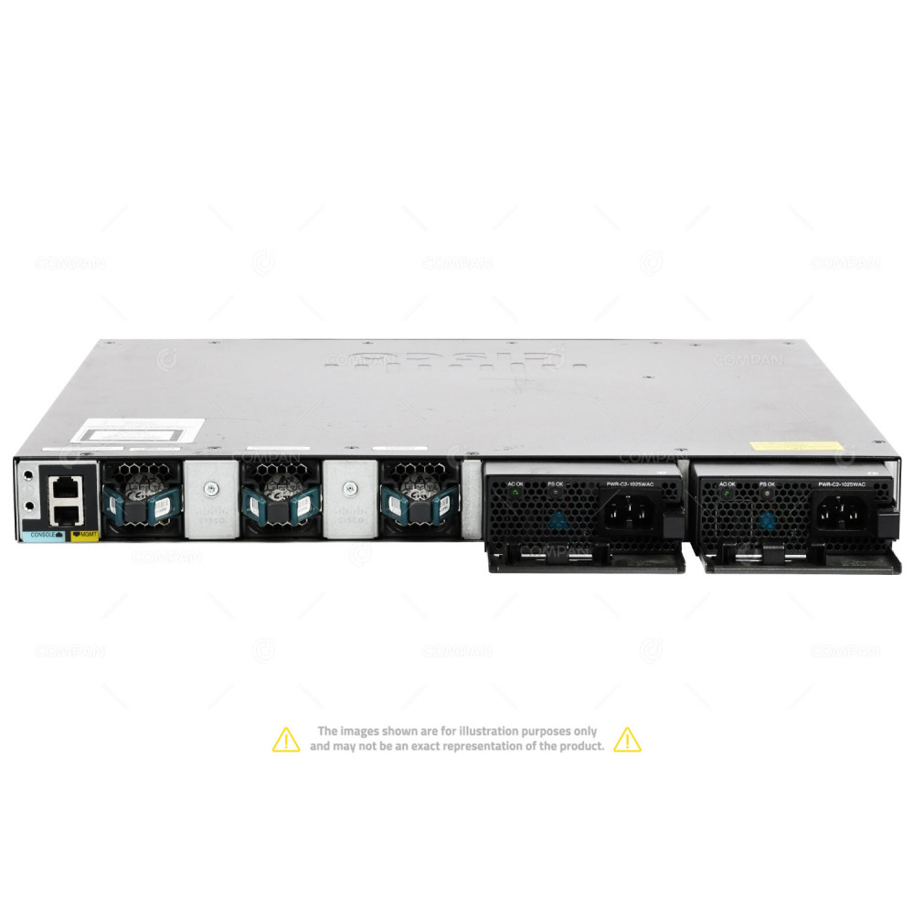 Cisco WS-C3650-48FD-L 48x RJ-45 1G 4x SFP 1G (2x10G) Power over Ethernet Switch